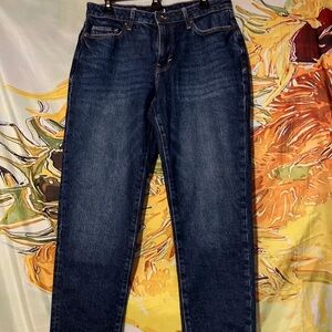 a.n.a Women's Indigo Straight Leg Jeans